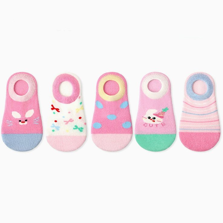 Miso - Korean Baby Fashion - #babyfashion - Pink Bunny Socks Set