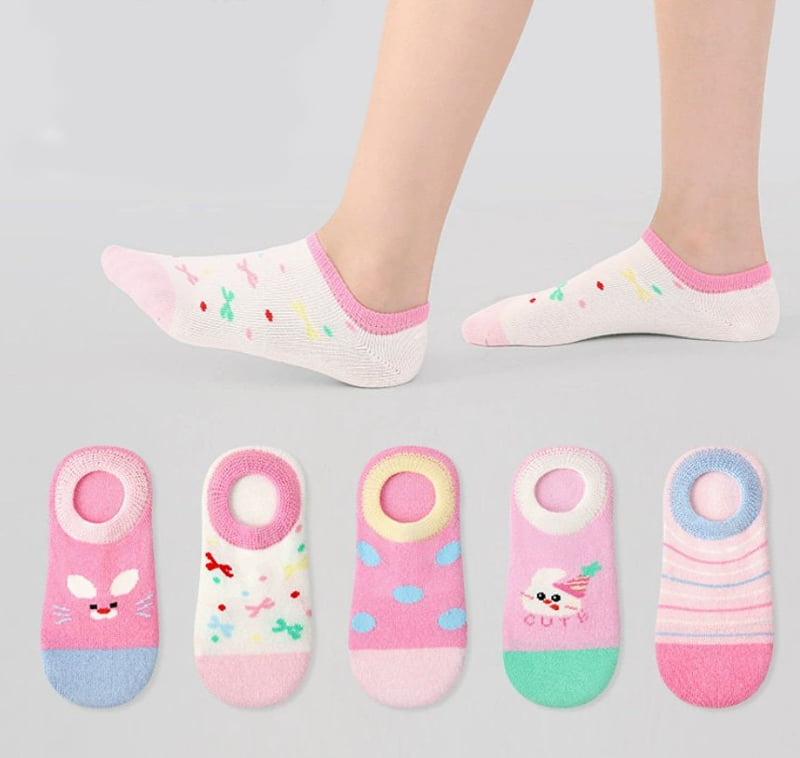 Miso - Korean Baby Fashion - #babyoninstagram - Pink Bunny Socks Set - 5