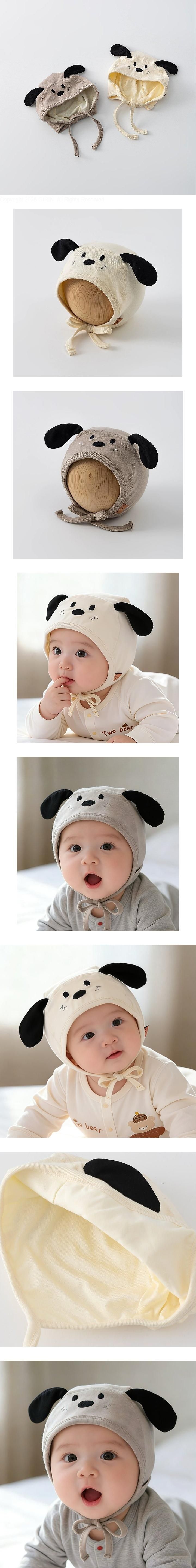 Miso - Korean Baby Fashion - #babyootd - Puppy Bonnet