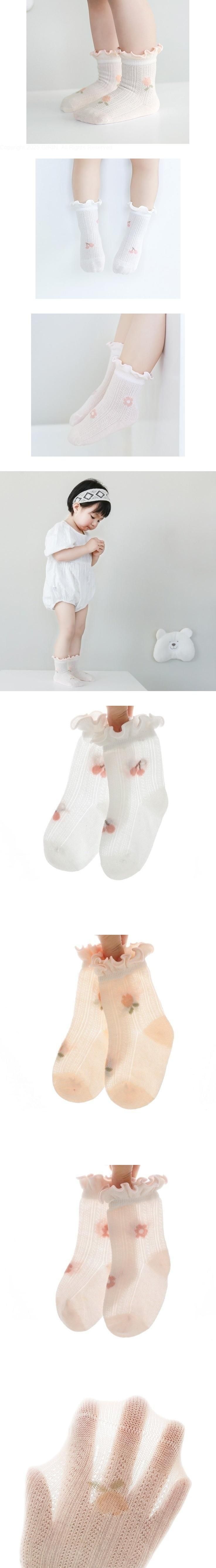 Miso - Korean Baby Fashion - #onlinebabyshop - Romantic Socks