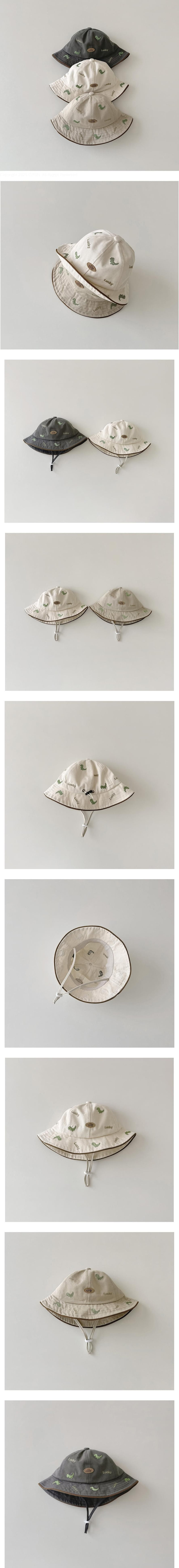 Miso - Korean Baby Fashion - #onlinebabyshop - Dino Bucket Hat