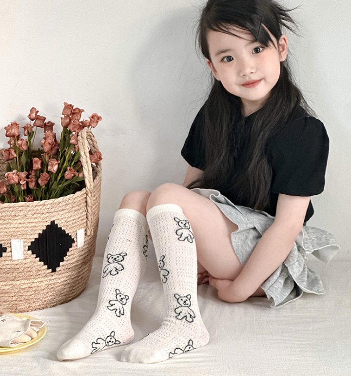 Miso - Korean Children Fashion - #Kfashion4kids - Keep the Love Half Tights Set - 7