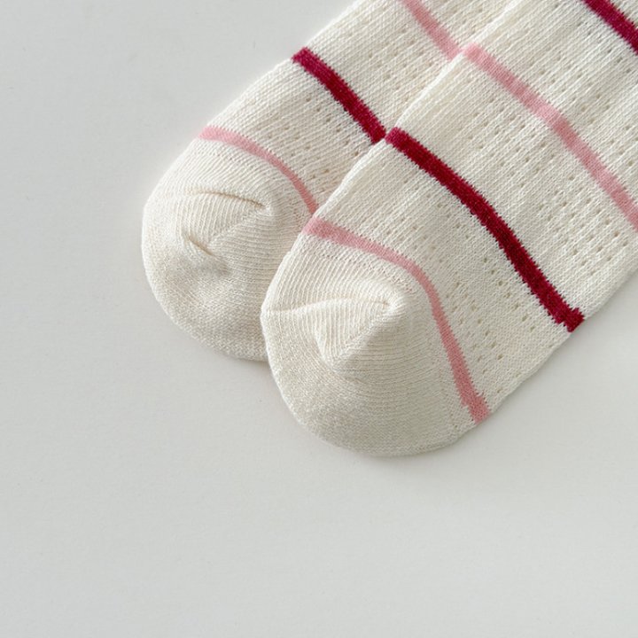 Miso - Korean Children Fashion - #Kfashion4kids - Nice Stripe Half Tights Set - 11