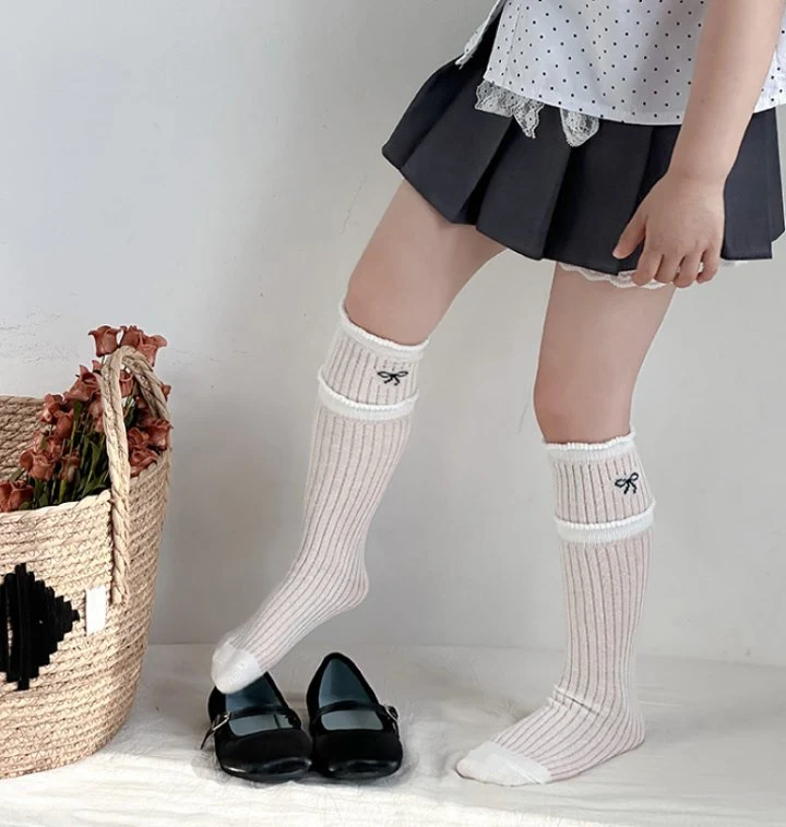 Miso - Korean Children Fashion - #childofig - Double Frill Half Tights Set - 8
