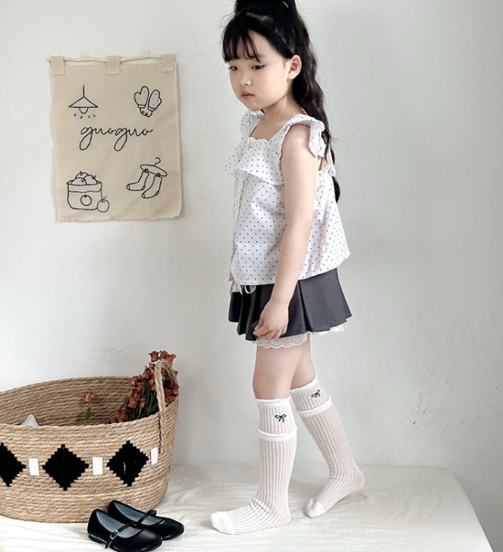 Miso - Korean Children Fashion - #childofig - Double Frill Half Tights Set - 9