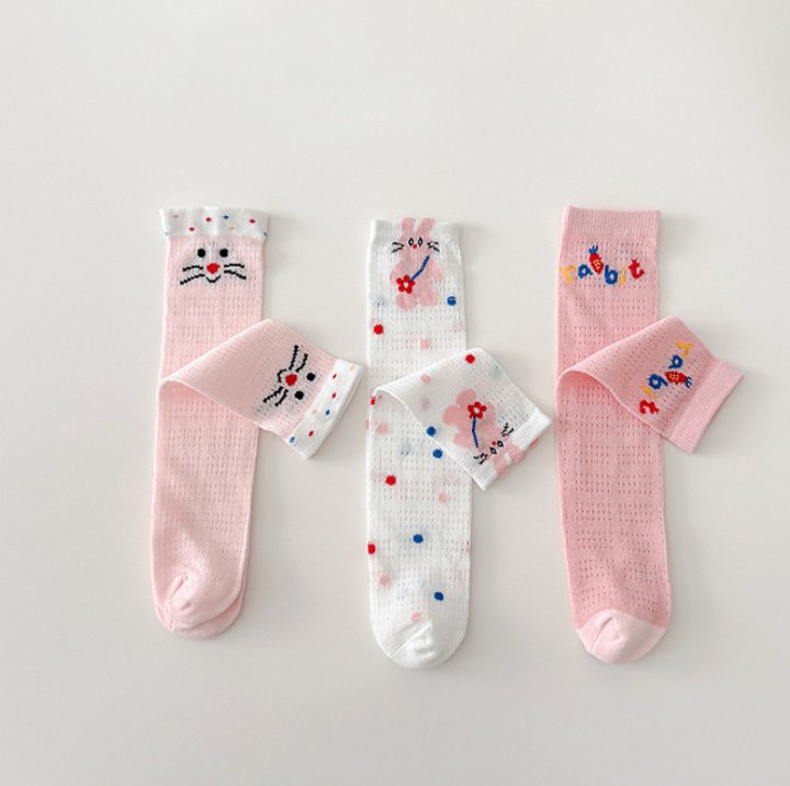 Miso - Korean Children Fashion - #childofig - Color Dot Half Tights Set - 3