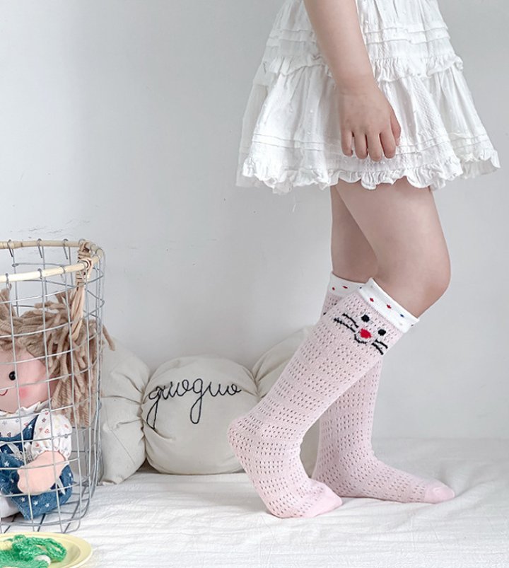 Miso - Korean Children Fashion - #childofig - Color Dot Half Tights Set - 4