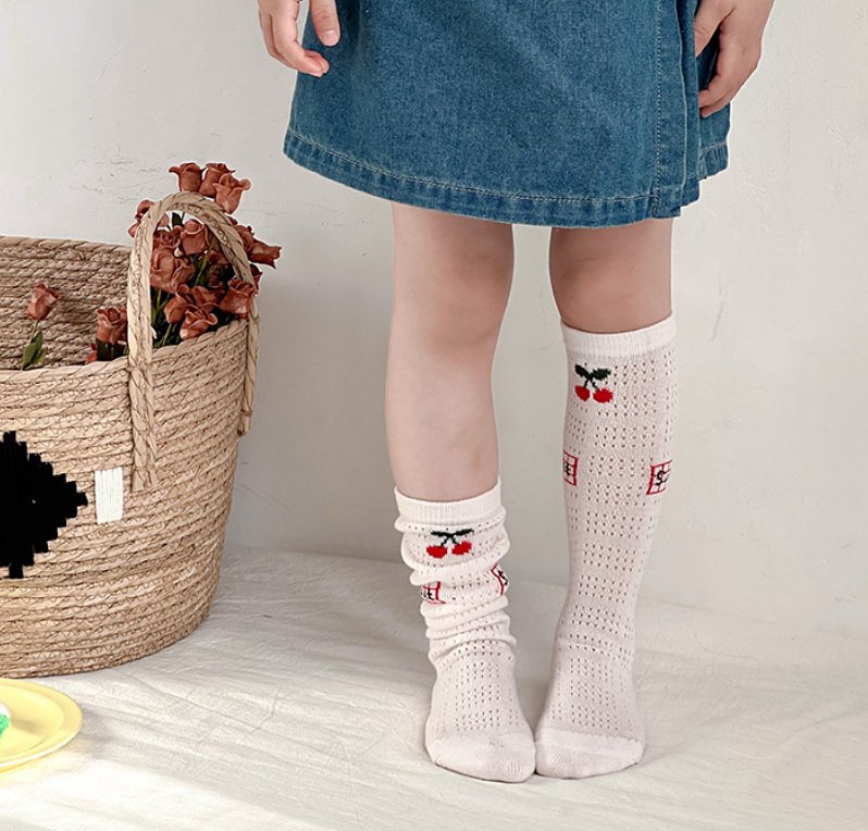 Miso - Korean Children Fashion - #childofig - Cherry Bear Tights Set - 6