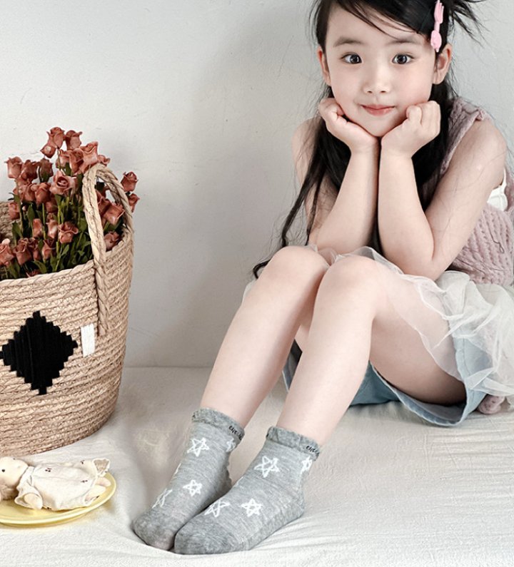 Miso - Korean Children Fashion - #childrensboutique - Lightning Star Socks Set - 7