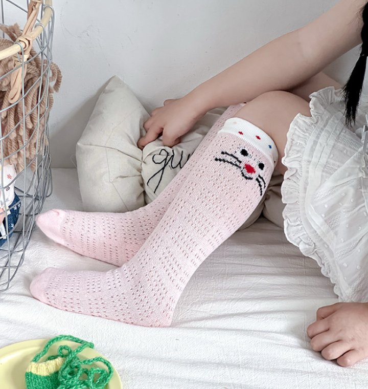 Miso - Korean Children Fashion - #childrensboutique - Color Dot Half Tights Set - 5