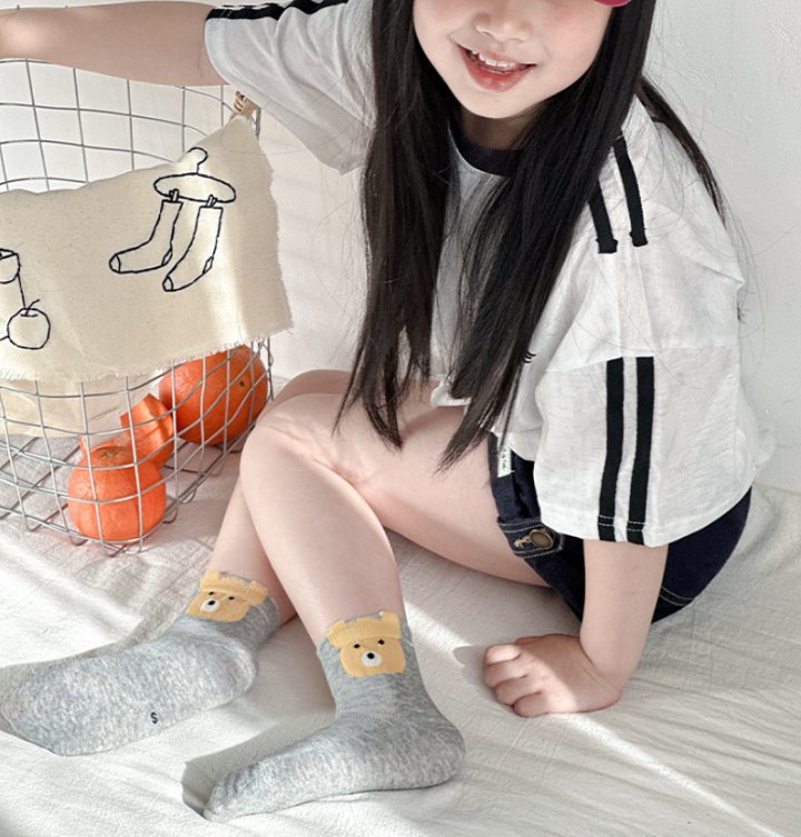 Miso - Korean Children Fashion - #designkidswear - Animal Friends Socks Set - 10