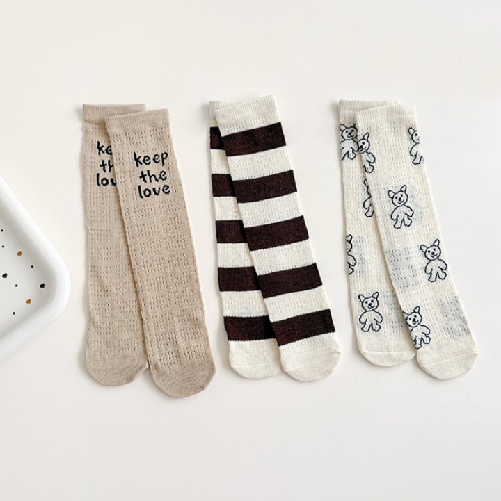 Miso - Korean Children Fashion - #designkidswear - Keep the Love Half Tights Set