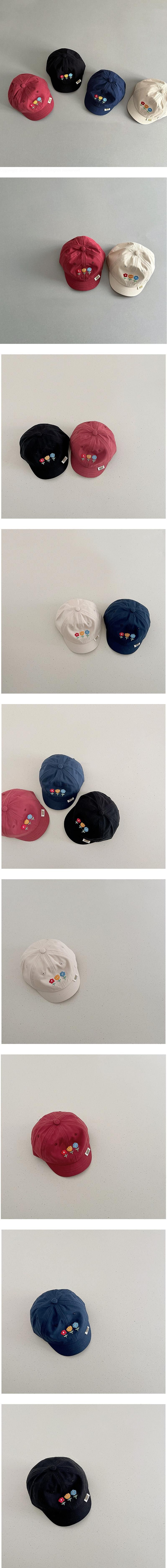 Miso - Korean Children Fashion - #discoveringself - Three Flowers Cap