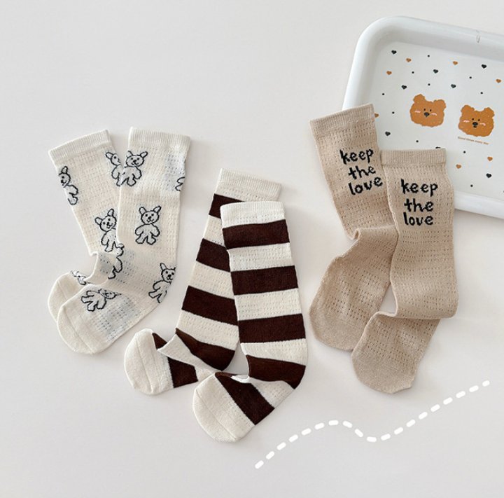 Miso - Korean Children Fashion - #discoveringself - Keep the Love Half Tights Set - 2