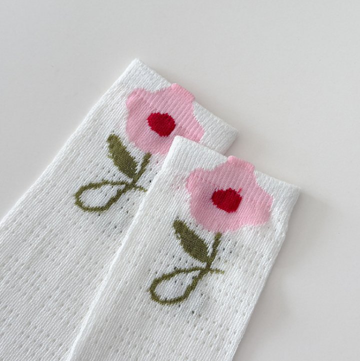 Miso - Korean Children Fashion - #discoveringself - Ribbon Plaid Half Tights Set - 9