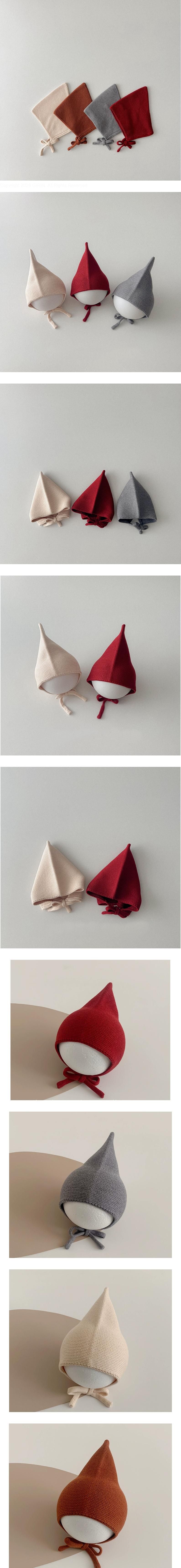 Miso - Korean Children Fashion - #fashionkids - Triangle Bonnet