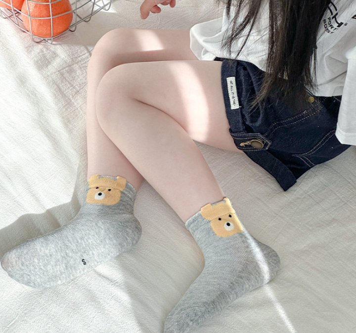 Miso - Korean Children Fashion - #fashionkids - Animal Friends Socks Set - 12