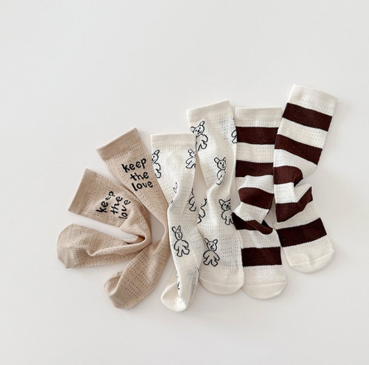 Miso - Korean Children Fashion - #fashionkids - Keep the Love Half Tights Set - 3