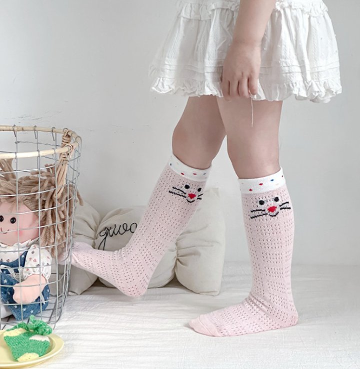 Miso - Korean Children Fashion - #fashionkids - Color Dot Half Tights Set - 8