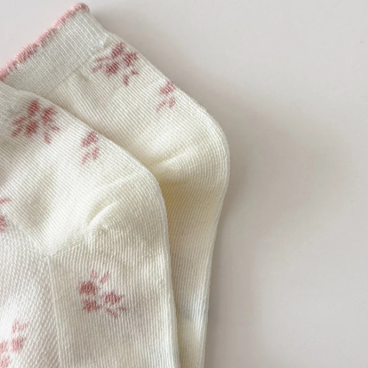 Miso - Korean Children Fashion - #kidsshorts - Ribbon Pink Socks Set - 10