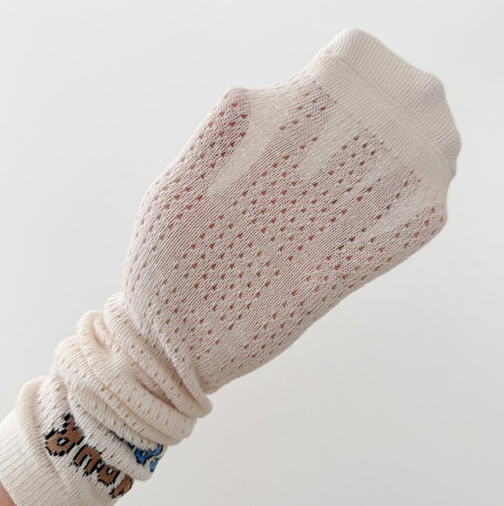 Miso - Korean Children Fashion - #kidsshorts - Blue Puppy Half Tights Set - 12