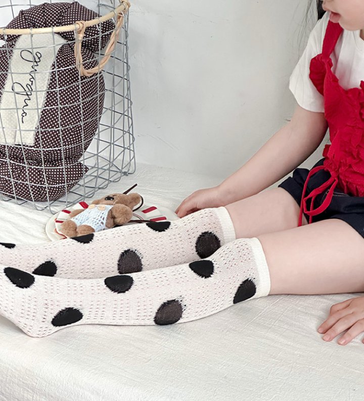 Miso - Korean Children Fashion - #kidsstore - Honey Stripe Half Tights Set - 8