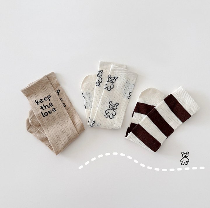 Miso - Korean Children Fashion - #kidzfashiontrend - Keep the Love Half Tights Set - 6