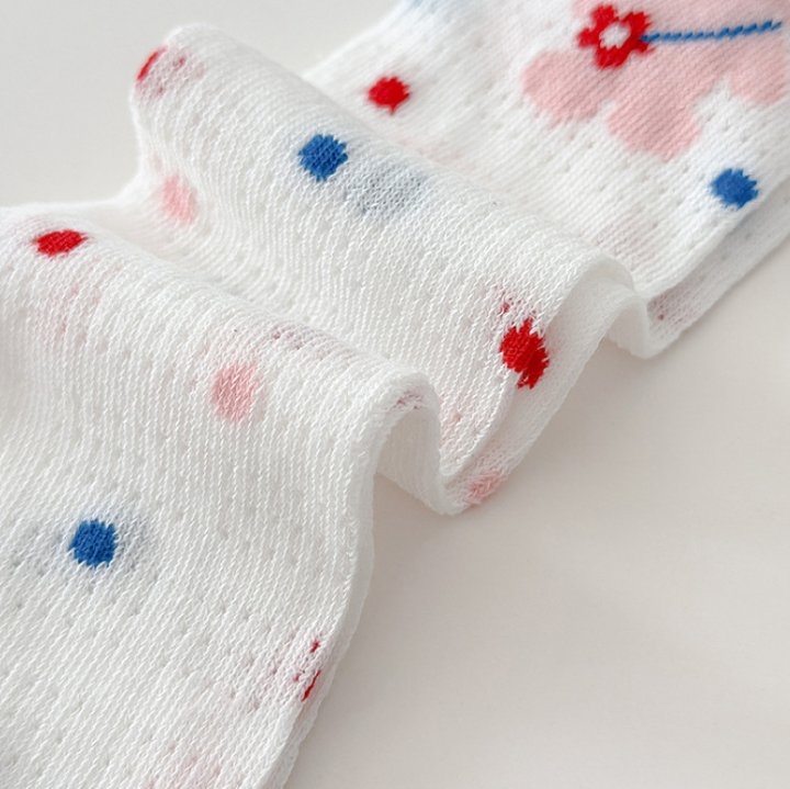Miso - Korean Children Fashion - #kidzfashiontrend - Color Dot Half Tights Set - 11
