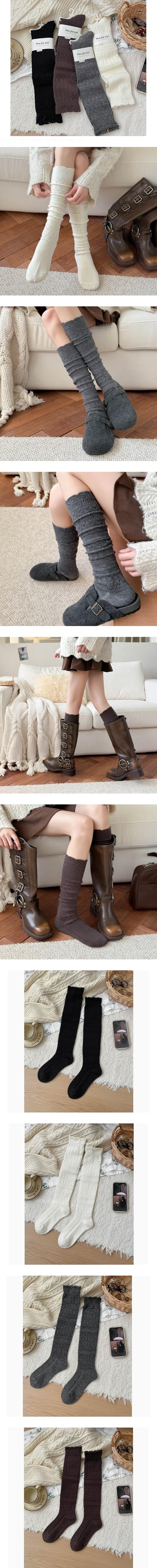 Miso - Korean Children Fashion - #littlefashionista - Knit Dia Half Tights