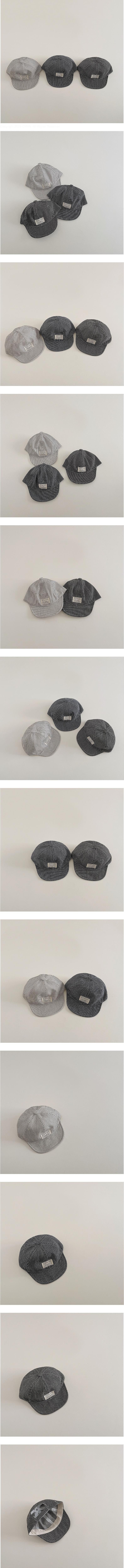 Miso - Korean Children Fashion - #littlefashionista - Line Stripe Cap