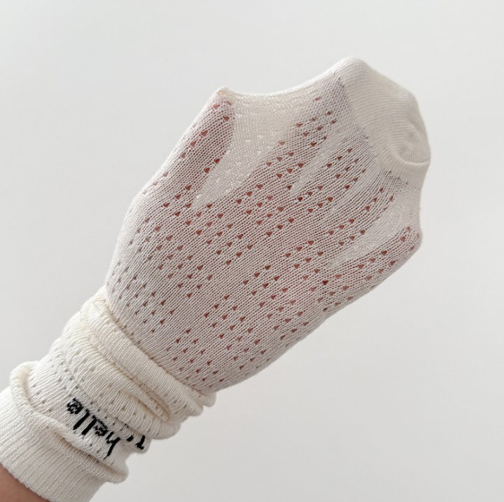 Miso - Korean Children Fashion - #littlefashionista - White Puppy Heart Half Tights Set - 12