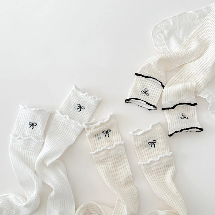 Miso - Korean Children Fashion - #Kfashion4kids - Double Frill Half Tights Set - 4