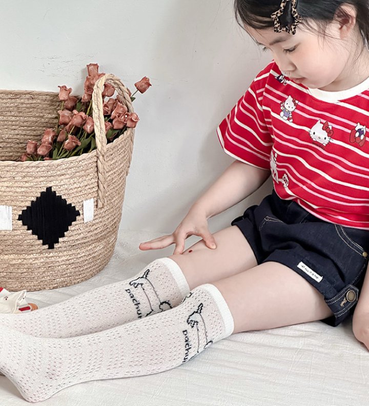 Miso - Korean Children Fashion - #magicofchildhood - Tiny Dot Stripe Half Tights Set - 6