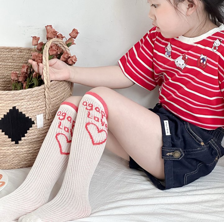 Miso - Korean Children Fashion - #minifashionista - Agape Love Half Tights Set - 5