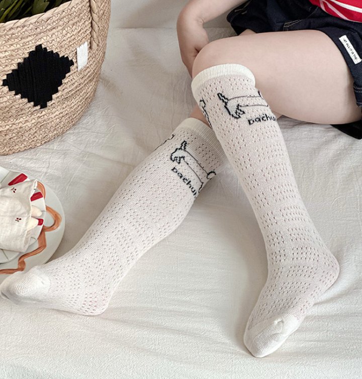 Miso - Korean Children Fashion - #prettylittlegirls - Tiny Dot Stripe Half Tights Set - 8