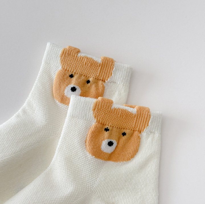 Miso - Korean Children Fashion - #stylishchildhood - Animal Friends Socks Set - 7