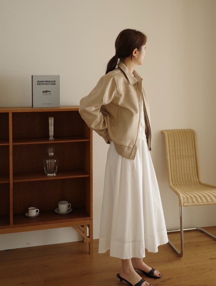 Moani - Korean Women Fashion - #momslook - Suede Bomber Jacket - 11