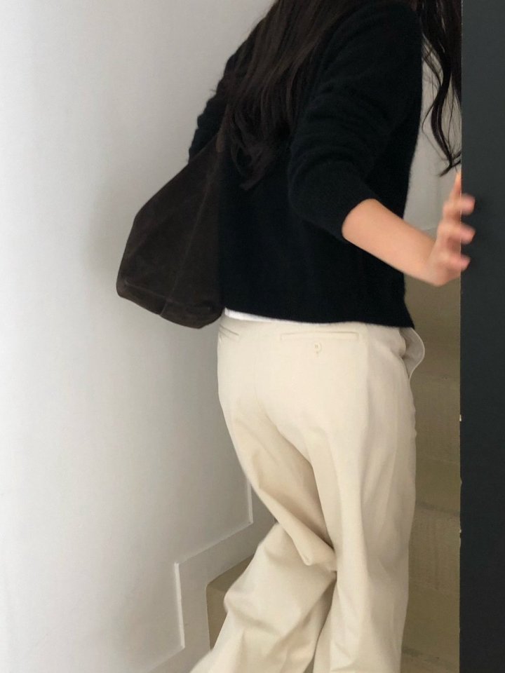 Moani - Korean Women Fashion - #momslook - Cotton Barrel Pants - 11
