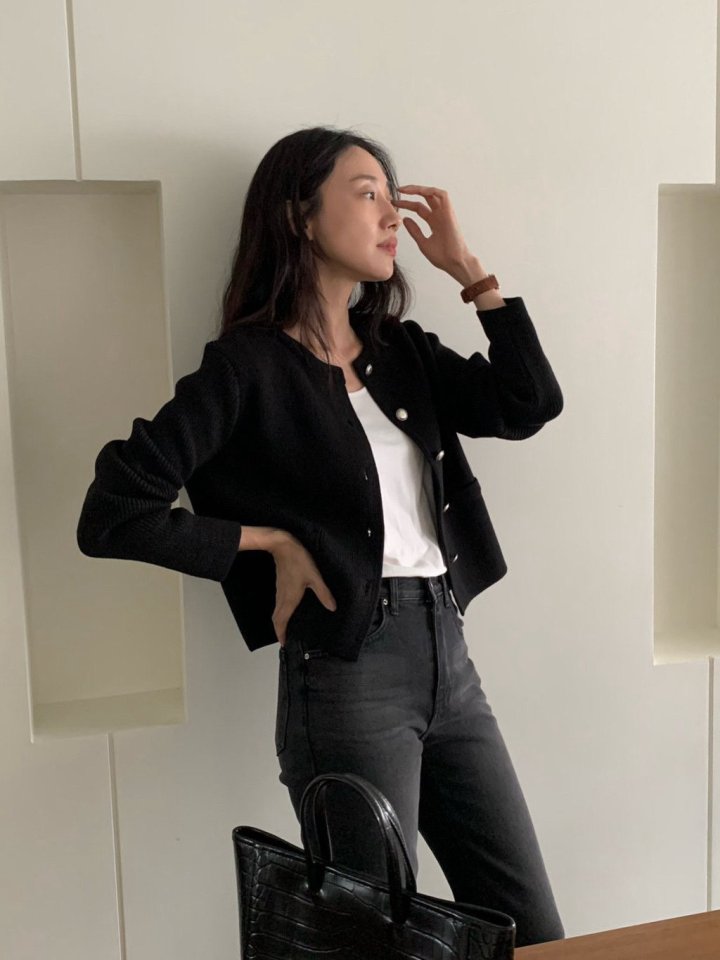 Moani - Korean Women Fashion - #momslook - Molin French Cardigan - 2