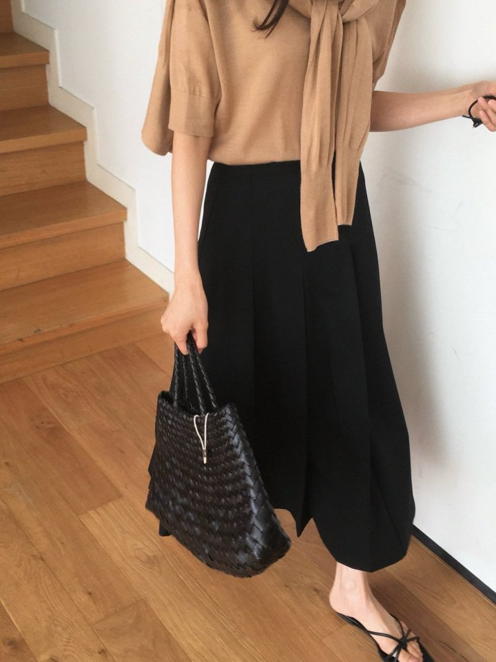 Moani - Korean Women Fashion - #momslook - Summer Wool Pleated Skirt - 2