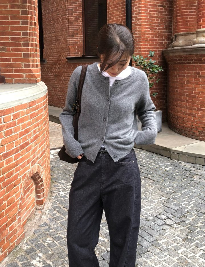 Moani - Korean Women Fashion - #momslook - Curved Denim Pants - 2