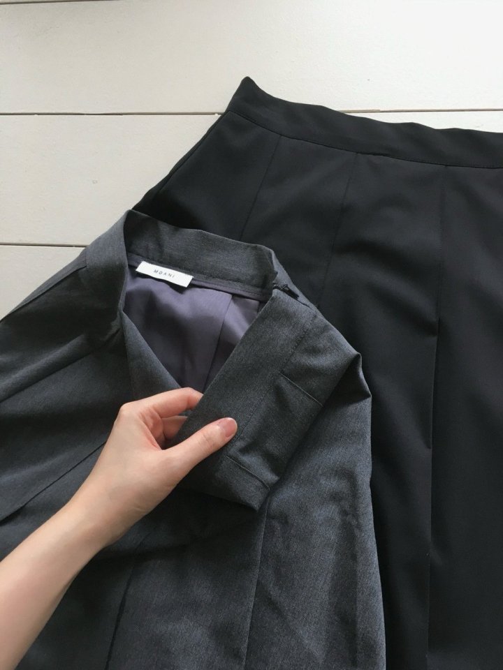 Moani - Korean Women Fashion - #vintageinspired - Summer Wool Pleated Skirt - 12