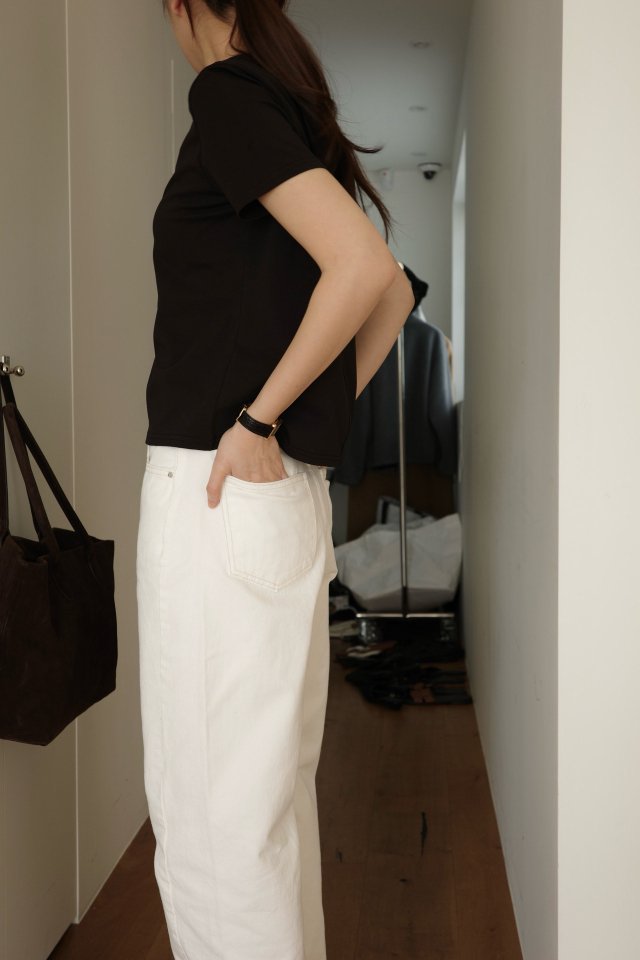 Moani - Korean Women Fashion - #womensfashion - Low Backline Tee - 3