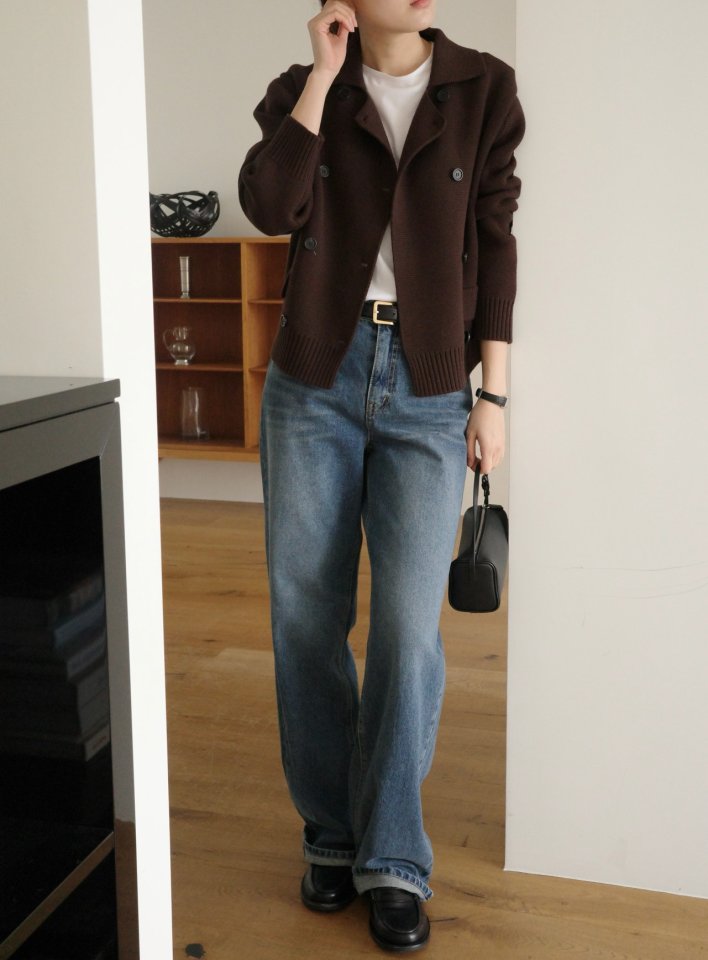 Moani - Korean Women Fashion - #womensfashion - Double Cotton Cardigan - 9