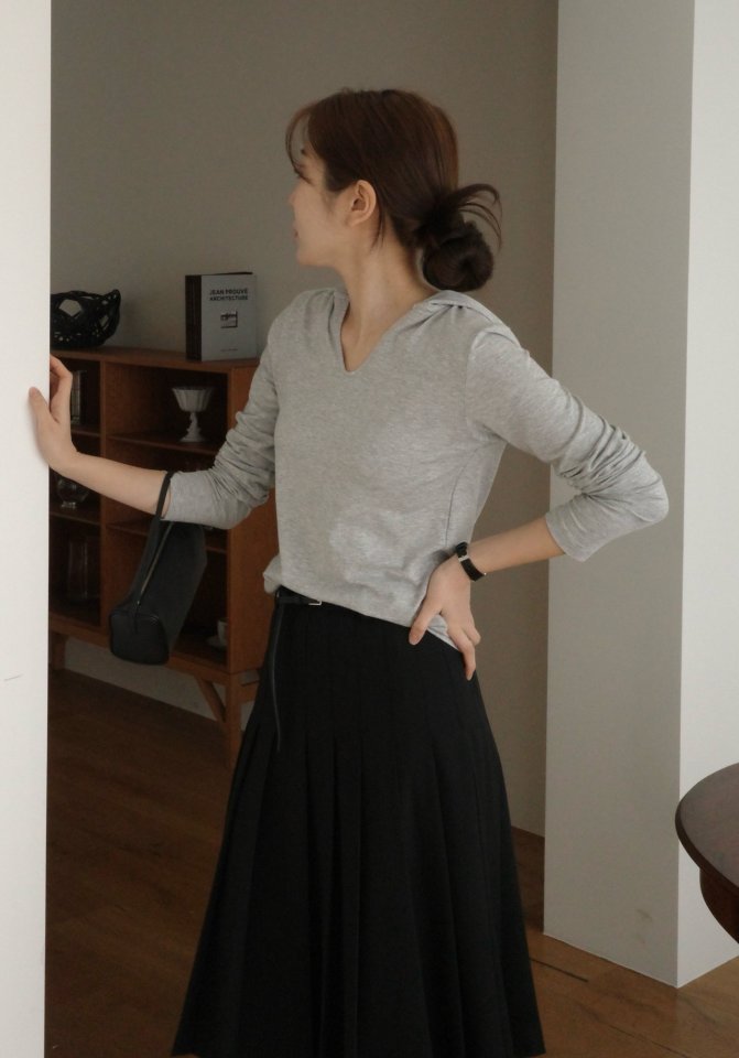 Moani - Korean Women Fashion - #womensfashion - Comfort Hoodie Top - 6