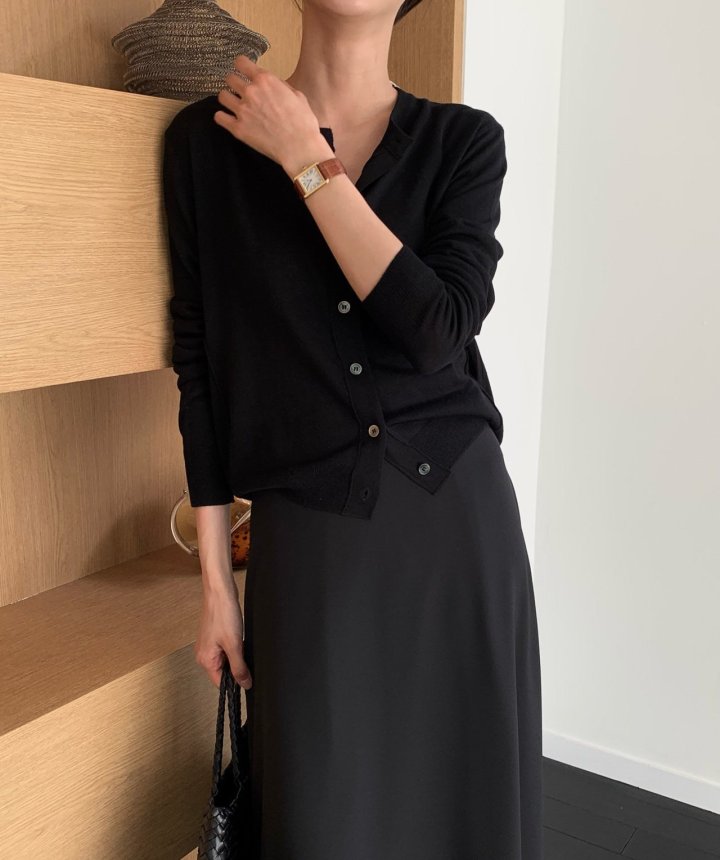 Moani - Korean Women Fashion - #womensfashion - Silk-Wool Round Cardigan
