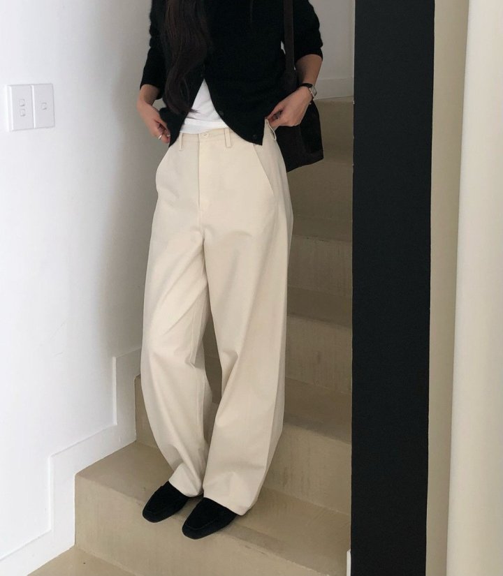 Moani - Korean Women Fashion - #womensfashion - Cotton Barrel Pants - 10