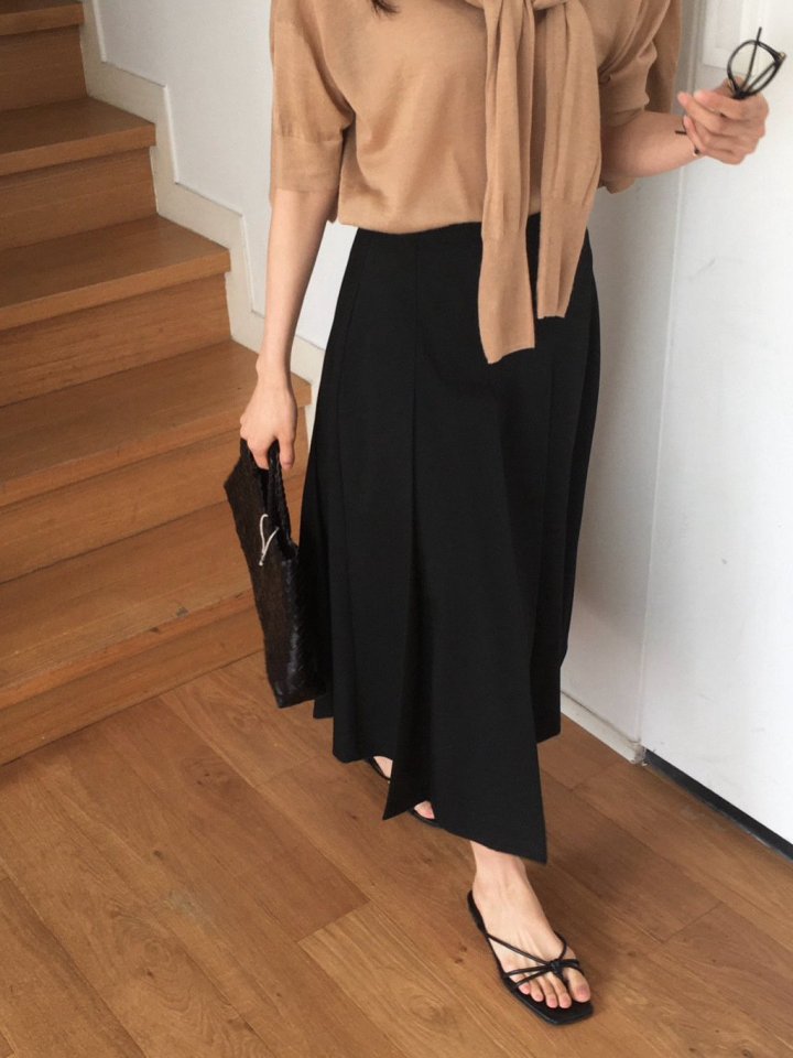 Moani - Korean Women Fashion - #womensfashion - Summer Wool Pleated Skirt