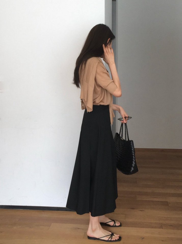 Moani - Korean Women Fashion - #womensfashion - Summer Wool Pleated Skirt - 3