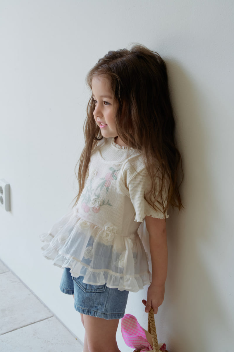 Momo Ann - Korean Children Fashion - #designkidswear - Rose Strap One-piece - 12